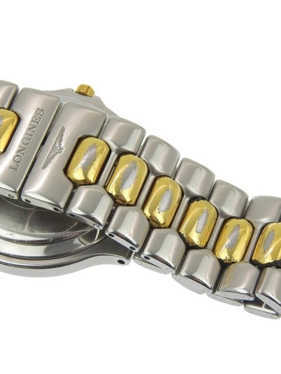 LONGINES Conquest Watches 4018 white WhiteDial Stainless Steel/Plated Gold... main image 5